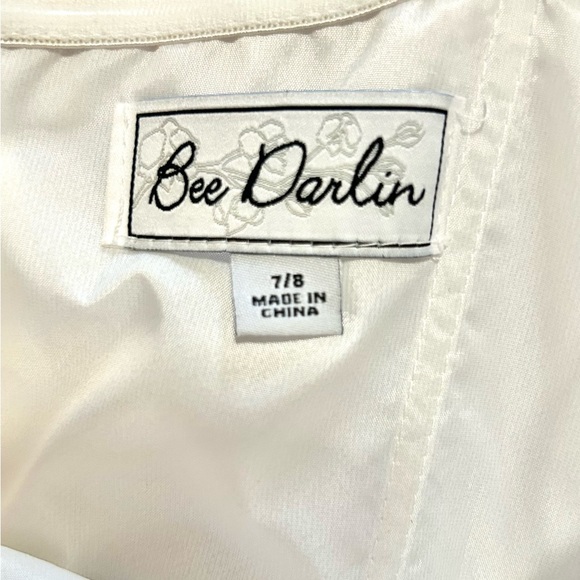 Beautiful Gold and White Prom or Formal Dress - Picture 6 of 6